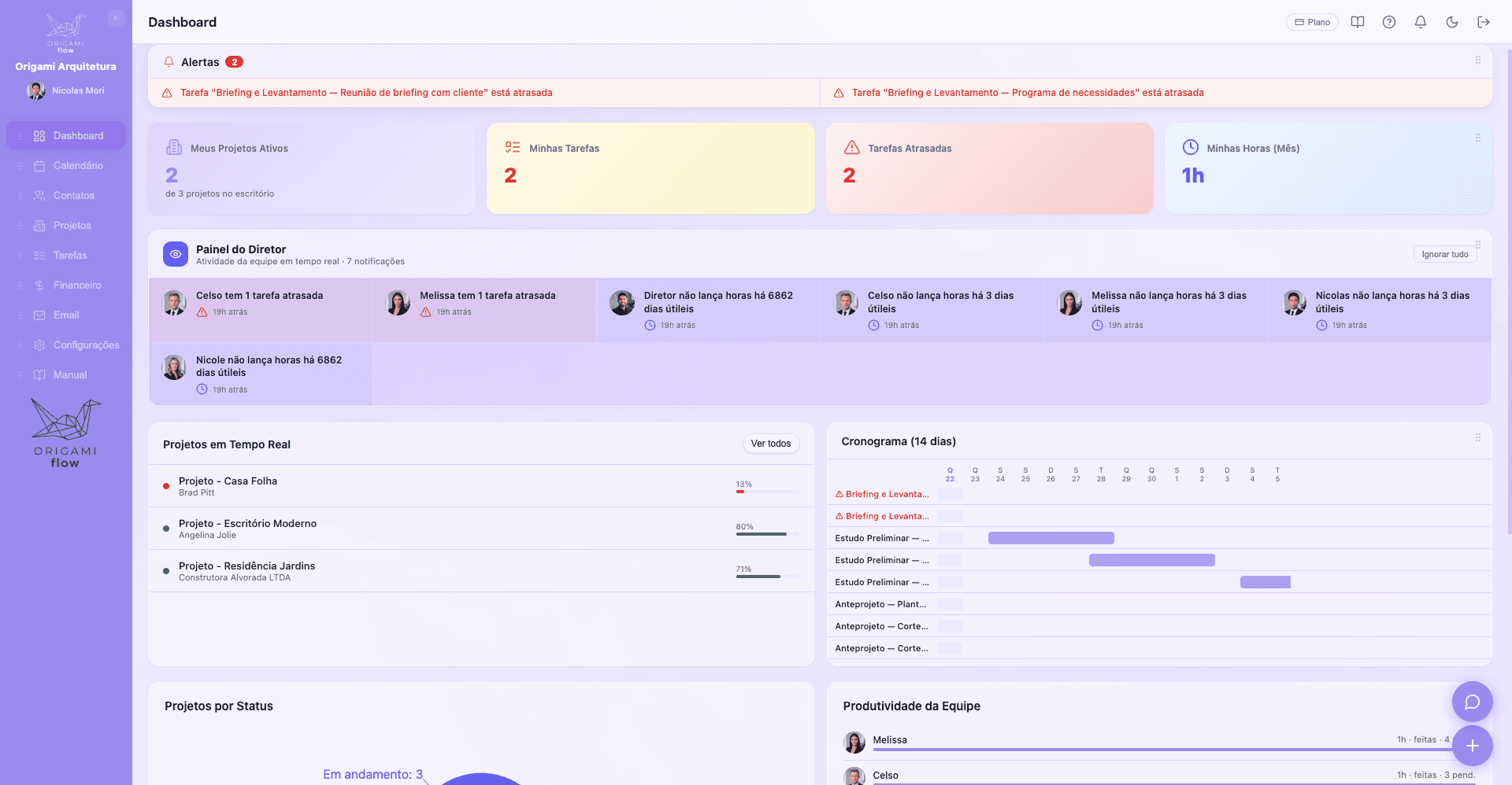 Dashboard Principal
